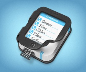 Exquisite notepad icon PSD