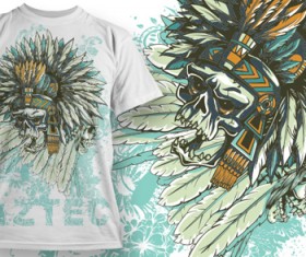 Fashion T-shirt design elements set vector 01