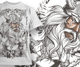 Fashion T-shirt design elements set vector 09