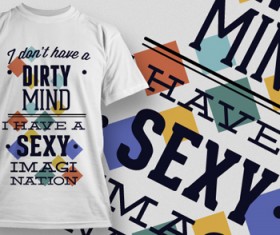 Fashion T-shirt design elements set vector 11