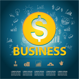 Finance business template concept vector 02