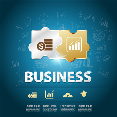 Finance business template concept vector 04