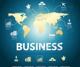 Finance business template concept vector 05