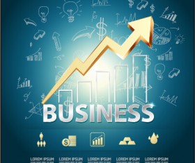 Finance business template concept vector 07