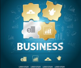 Finance business template concept vector 08