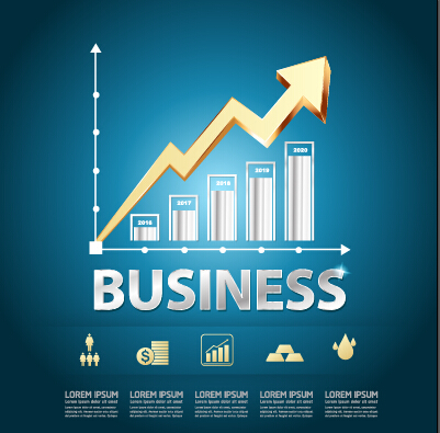 Finance business template concept vector 09