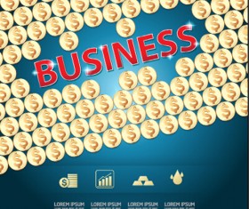 Finance business template concept vector 10