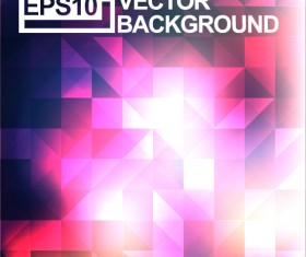 Geometric shapes blurs background vector material 02