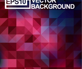 Geometric shapes blurs background vector material 03