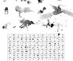 Ink paint splash effect Photoshop Brushes
