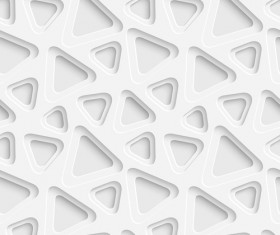 Layered white vector seamless pattern 01