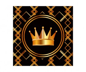 Luxury gold business cards template vector 08