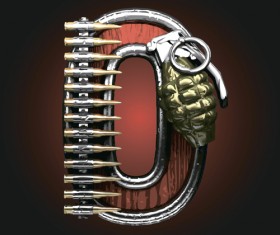 Military with metal number vintage vector 10