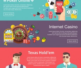 Modern business banners design vector 01