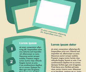 News page website template vector material 04