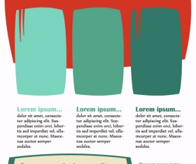 News page website template vector material 06