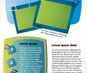 News page website template vector material 08