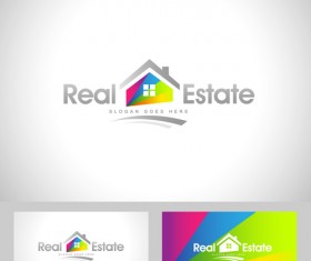 Original design logos with business cards vector 04