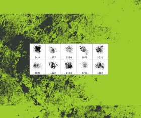 Photoshop garbage stains brushes