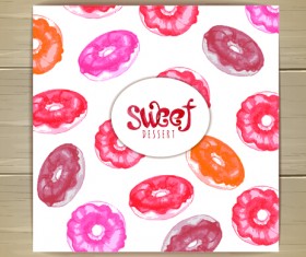 Pink sweet seamless pattern vector 01