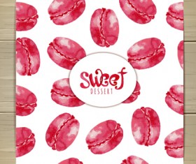 Pink sweet seamless pattern vector 03