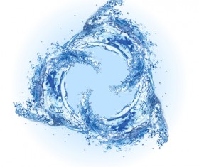 Realistic water wave vector background 02