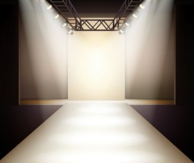 Shiny spotlights effect vector material 01