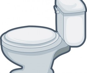 Vector toilet design elements set 03 free download