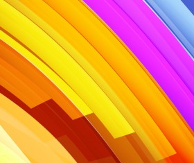 Smooth colored wave art background vector 03