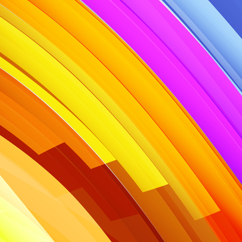 Smooth colored wave art background vector 03