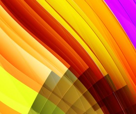 Smooth colored wave art background vector 06