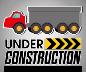 Under construction sticker vector graphic 02