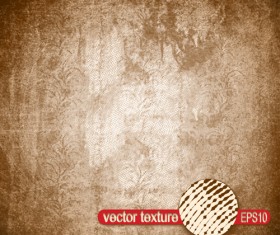 Vector texture grunge retro background set 03