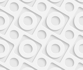 White decorative pattern vector background 02