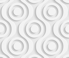 White decorative pattern vector background 03
