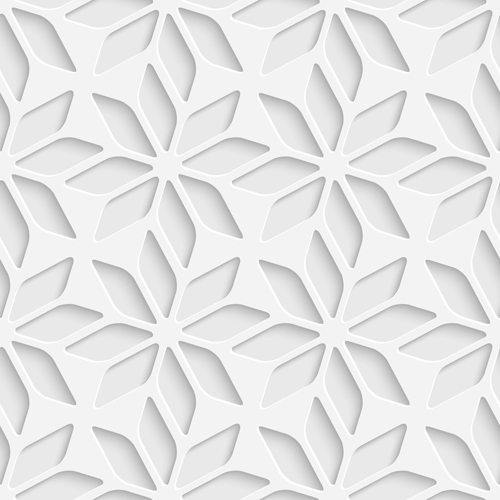 Download White decorative pattern vector background 05 free download