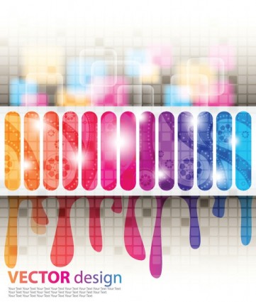 Vector background colorful fashion material