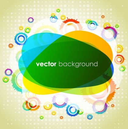 Layer colorful art background vector