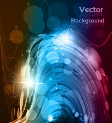 Dynamic light wave background vectors 02