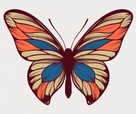 original design butterfly vector material