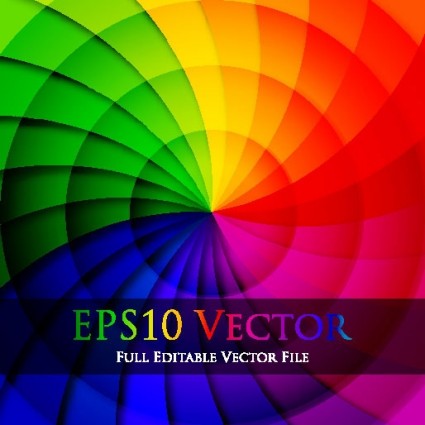 Rainbow colored background art vector 02