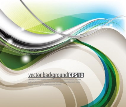 Dynamic light wave background vectors 05