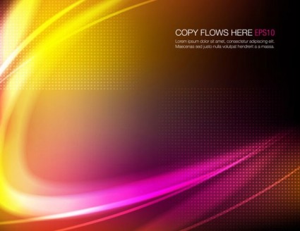 Abstract color background shiny vector 01