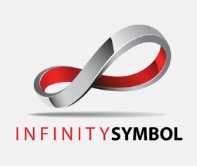 Abstract chrome symbol vector material