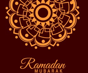 Background ramadan mubarak vector design set 10