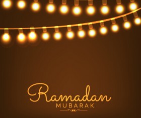 Background ramadan mubarak vector design set 11