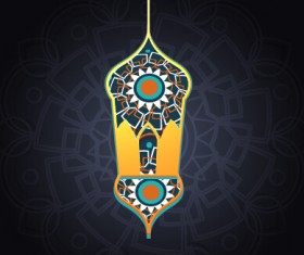 Background ramadan mubarak vector design set 15