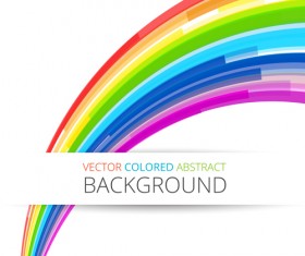 Beautiful rainbow colorful bakcgrounds vector 04