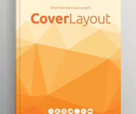 Brochure and book cover creative vector 02