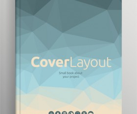 Brochure and book cover creative vector 04